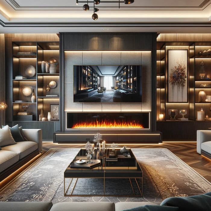 Mastering Media Wall Construction: Integrating Style, Storage, and Fireplaces