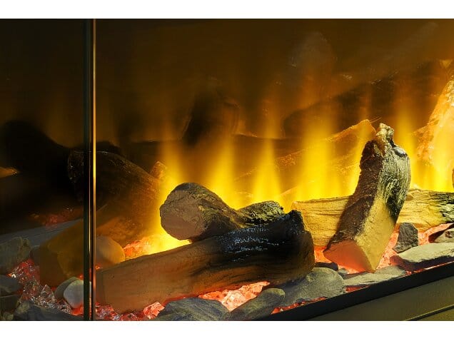 Fire and logs for acantha aspire 200 media wall fire