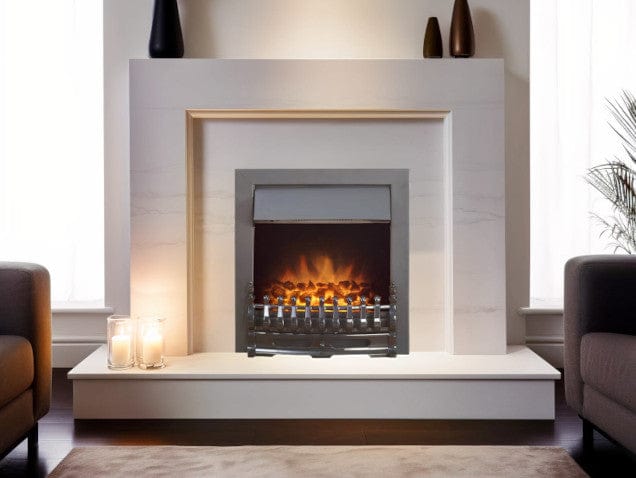 Adam Blenheim Inset Electric Fire in Black