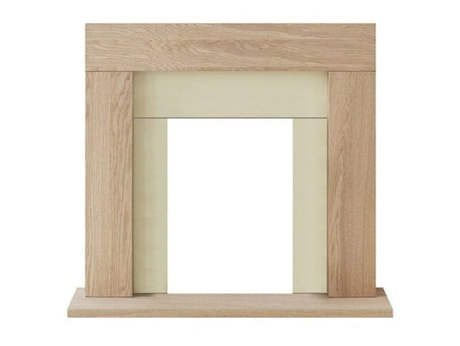 adam malmo fire surround oak and cream 39 inches