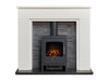 Adam Rimini Stove suite with Bergen Electric Stove in Grey