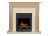 adam southwold fireplace suite with a black adam blenheim fire in black