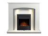 adam savanna electric fireplace suite with black fire