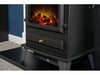 hudson electric stove in black 39 inches as part of adam harrogate stove suite