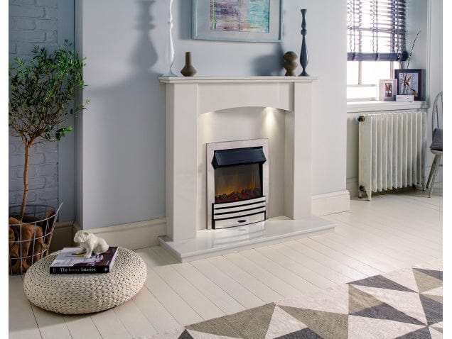 Aurora 48" Sorento Marble Fire Surrounds With Lights & Switch