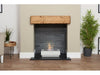 In a house freestanding acantha althea bio ethanol fireplace