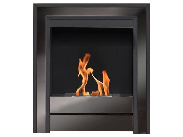 Black Nickel fire that is fuelled by bioethanol called the Acantha Argo