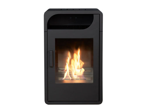 Bioethanol stove that has flame