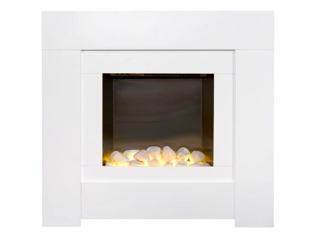 adam brooklyn fireplace suite pure white