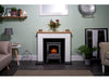 Aviemore Electric Stove in Grey Enamel in Adam Chester Fireplace