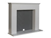 adam corinth with downlights 48 inches stove fireplace