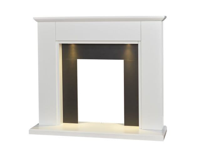 Adam Eltham Fireplace with Downlights, 45 Inch