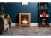 adam monet oak electric fireplace suite