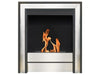 Acantha Brushed steel cosy fire