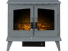 adam woodouse grey electric stove with 2 doors