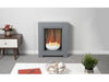 face pm against a wall Adam Monet electric fireplace suite