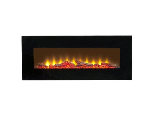 front of the sureflame wm-9331 mounted fireplace with remote