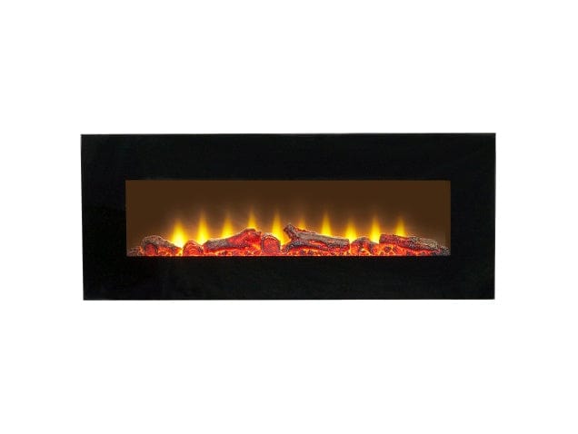 front of the sureflame wm-9331 mounted fireplace with remote