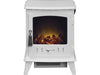 front view of a adam white stove called model aviemore