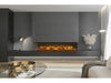 Acantha Aspire 150 panoramic in a living room media wall fire