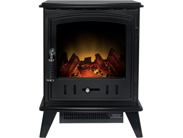 black adam aviemore electric stove front view on white background