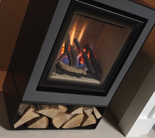 Stove called ethos 400 that is a gas stove fire